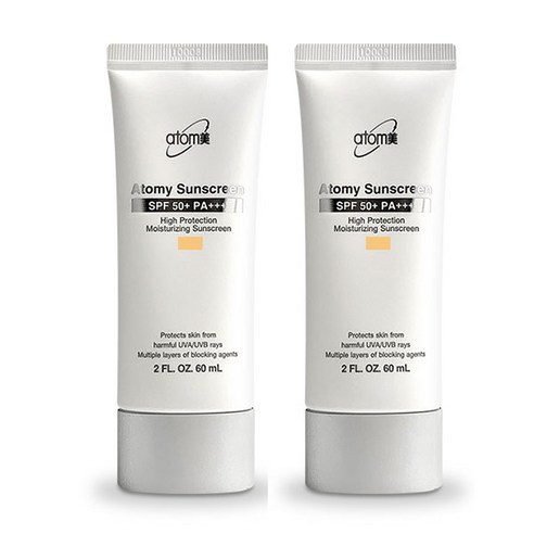 애터미 선크림 베이지 SPF50+ PA+++, 60ml, 6개