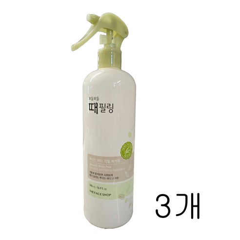 더페이스샵 보들보들 때필링 각질 제거제, 500ml, 3개