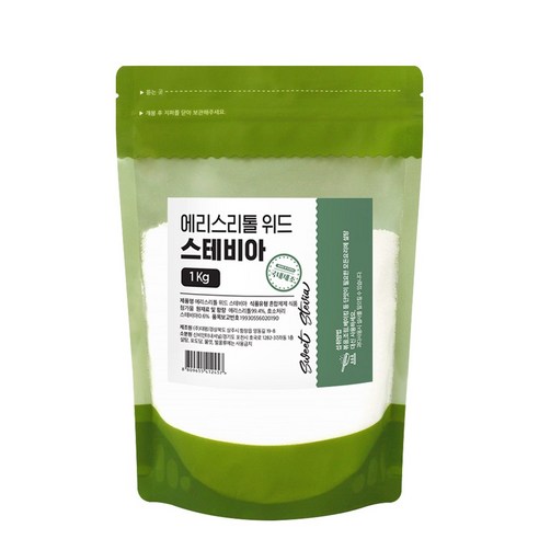 에리스리톨 위드 스테비아 설탕대신 설탕대체 천연 감미료 설탕 1kg + 사은품 증정, 1개, 500g
