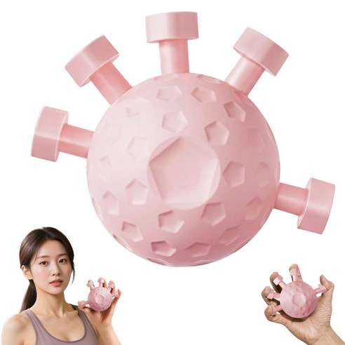 빈치 악력기 손가락 재활훈련 운동기구 손가락악력기+파우치, 1개, 핑크