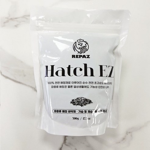 레파즈 해치이지 500g 크레 알부화 습도유지 바닥재