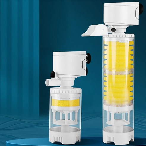 수족관 물을 깨끗하고 건강하게 유지하는 Super-in 다기능 측면 여과기