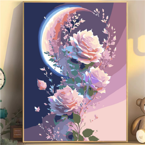 하이퍼리 명화그리기 그림그리기 DIY 세트 40 x 50 cm, 야생화DIY, 1개