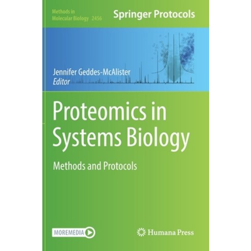 (영문도서) Proteomics in Systems Biology: Methods and Protocols Hardcover, Humana, English, 9781071621233
