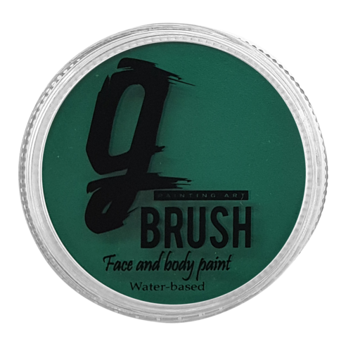 에어공방 아트 지브러쉬 Art G brush 페이스 바디 페인팅 특수 분장 수성 물감 색상 아트마스크 메이크업 고체 컬러 30g (다크 그린)
