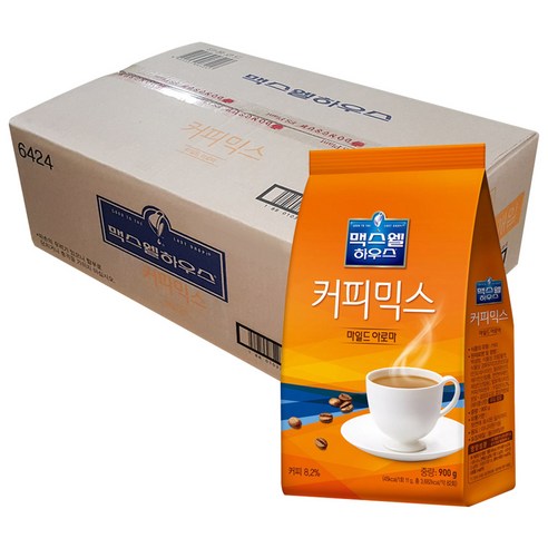 맥스웰하우스 자판기용 커피믹스 마일드 아로마, 900g, 1개입, 12개