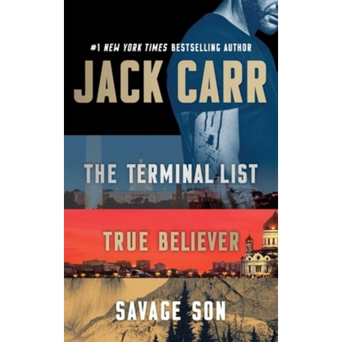 (영문도서) Jack Carr Boxed Set: The Terminal List True Believer and Savage Son Paperback, Atria Books, English, 9781668000922