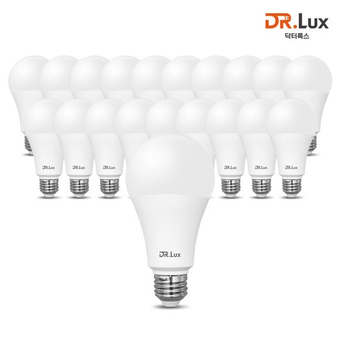 닥터룩스 LED 전구 14W, 20개, 주광색