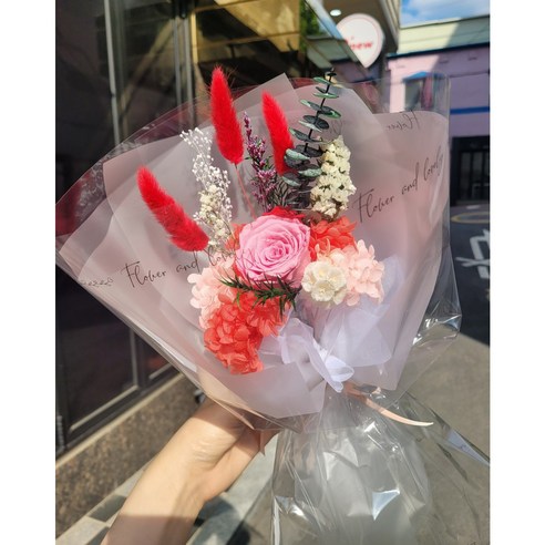 [오케이나우ㅣ강추] 장미꽃다발 프리저브드: 기념의 달콤한 선물 [OKNOWㅣ추천상품]