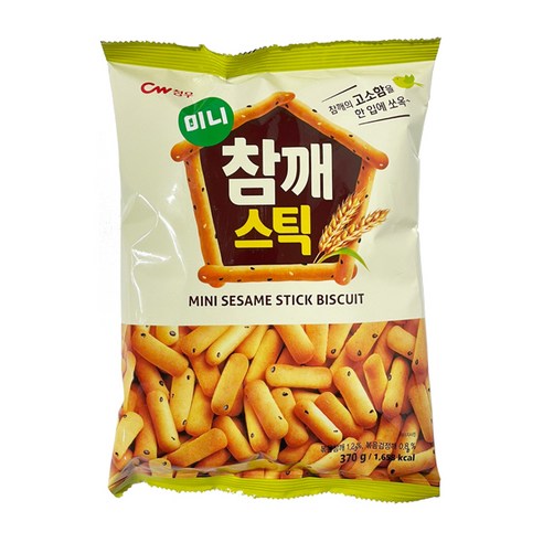 청우식품 미니 참깨스틱 370g, 2개