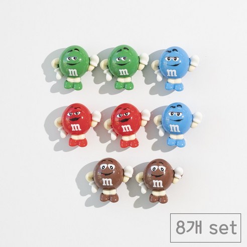 84x84 인테리어 냉장고 자석 마그네틱, 엠앤엠즈응원단8p