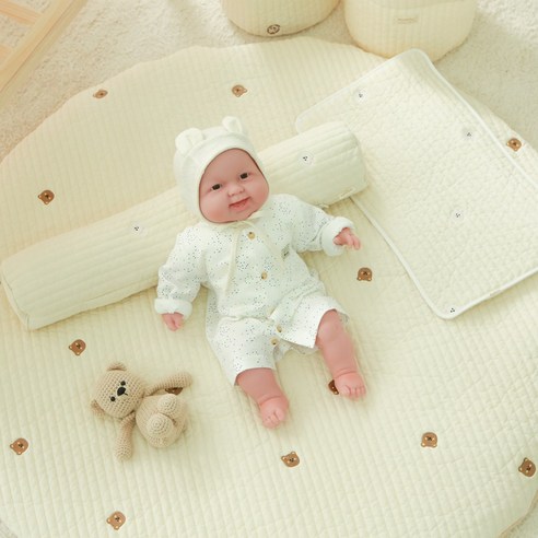 유아를 위한 안전한 두꺼운 원형 러그