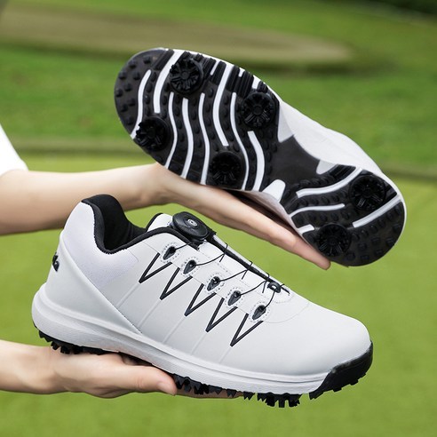 골프화 화이트 스파이크리스 연습용 스니커즈 Golf shoes ZYJ-AL-6525