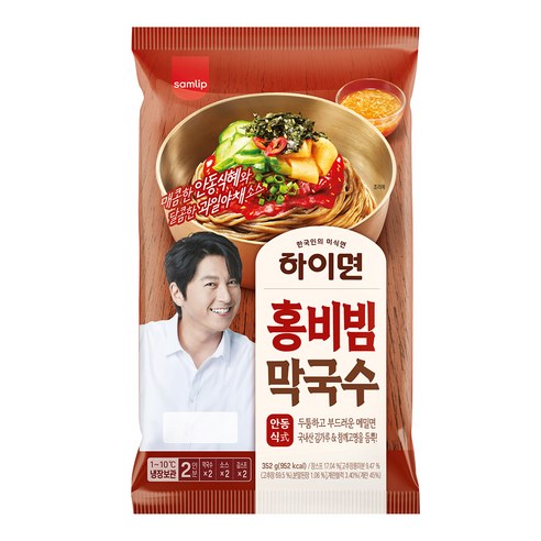 삼립 하이면 홍비빔 막국수 422g