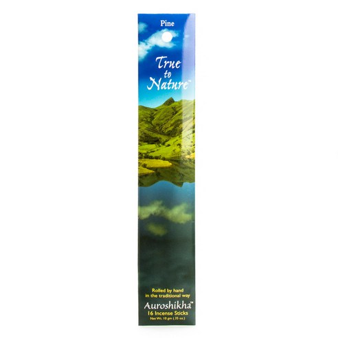 Auroshikha 트루 투 네이쳐 인센스 10g 16개입, Pine