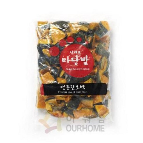스팀단호박(냉동) 절단 1kg 식자재 장보기, 1개, 단품