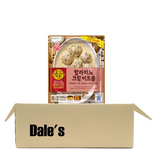 오뚜기 오즈키친 할라피뇨 크림 미트볼, 220g, 1개