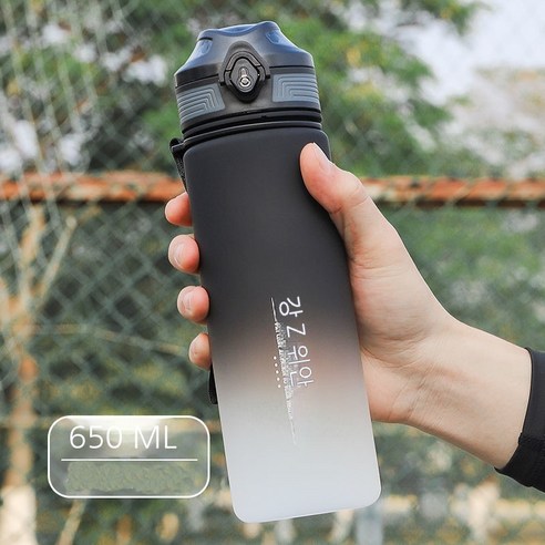 MEIISEO대용량 스포츠 물통 다기능 물병 휴대용 스포츠 물통 대용량 보온병, 650mlhotwaterK