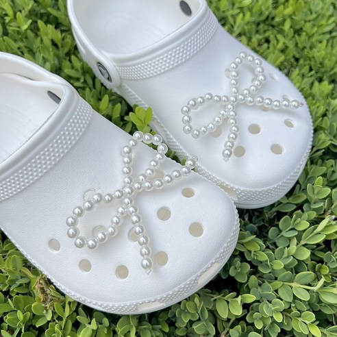 구슬 리본 진주 신발 파츠로 나만의 신발을 특별하게!