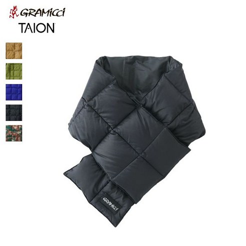 그라미치 GRAMICCI x 타이온 남녀공용 22FW 남녀공용 패디드 다운 머플러 G2FA-085-TG