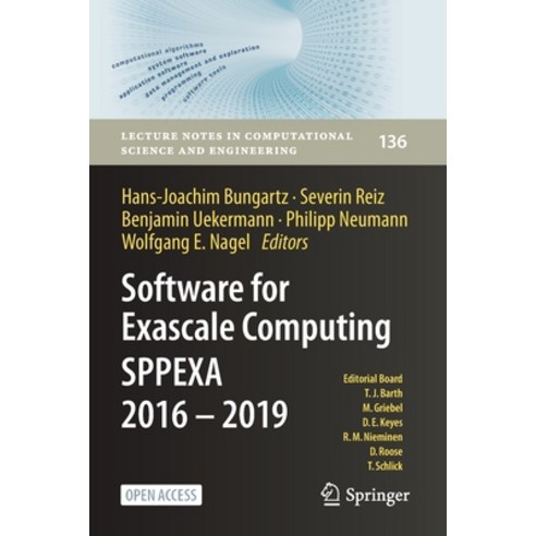 Software for Exascale Computing - Sppexa 2016-2019 Paperback, Springer