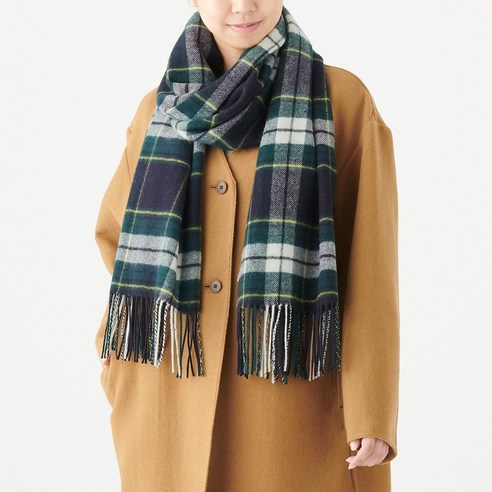 무인양품 MUJI 울 와이드 스톨
