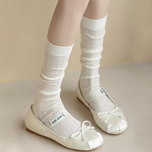 답답한 여름, 내 발에 자유를! 로맨틱 레이스 양말로 완성하는 시원한 스타일 도넛바이닐샵