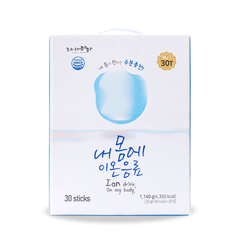 내몸에이온음료30T, 38g, 120개