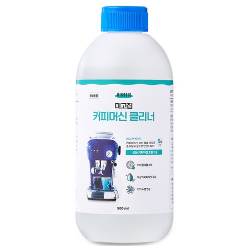 미고집 커피머신 클리너/디스케일러 500ml, 미고집 커피머신 클..., 1개