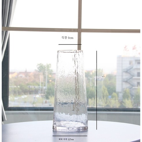 DFMEI 북유럽 유리 꽃병 투명 차가운 패턴 거실 꽃꽂이 로즈 릴리 꽃 말린 꽃 가정 꽃 장식품, 120280 (투명) 골드 추적, {"패션의류/잡화 사이즈":"DFMEI"}