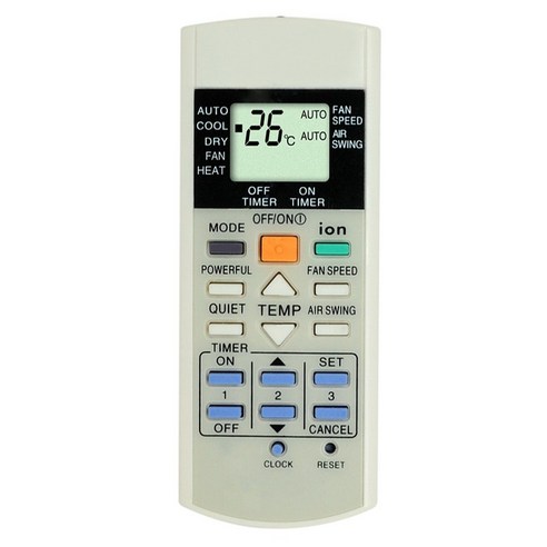 노 브랜드 Panasonic 에어컨 원격 제어 가열 및 냉각용 교체 A75C3299 A75C2632 2656, 파나소닉 에어컨의 경우
