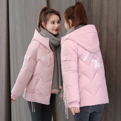 Mao 새로운 코튼 패딩 자켓 여성 짧은 가을과 겨울 패션 느슨한 빵 캐주얼 서양식 코트 면화 패딩 코트