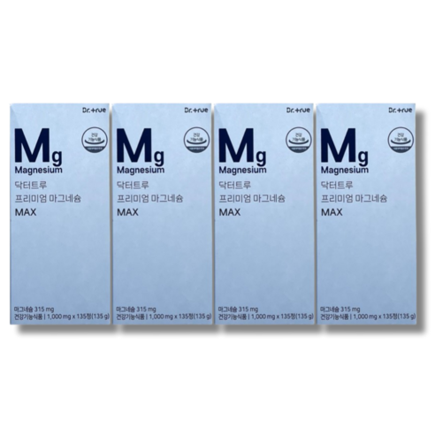 닥터트루 프리미엄 마그네슘 맥스 1000mg x 135정, 3개