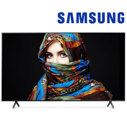 삼성전자 75인치 크리스탈 UHD 스마트 비지니스 TV 스탠드 벽걸이설치