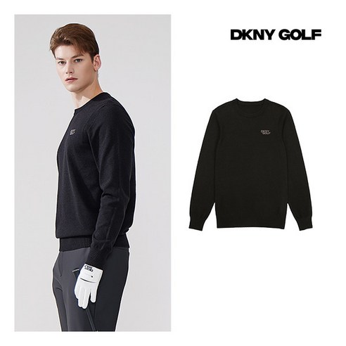 필드를 빛낼 품격, DKNY GOLF 남성 울블렌디드 라운드 골프 니트 2종 dkny골프
