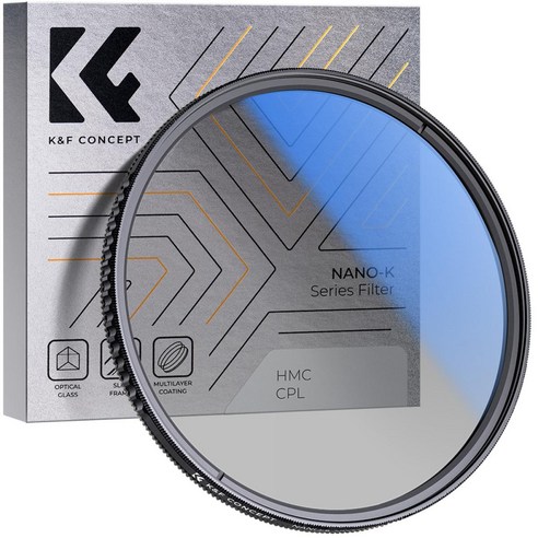 K&F CONCEPT NANO-K HMC CPL 슬림필터 AGC Glass 55mm