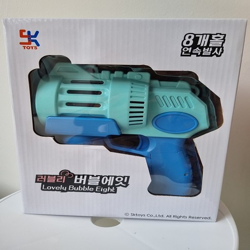 러블리 버블에잇 자동버블건, 민트, 1개