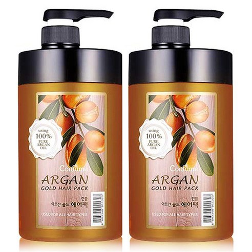 과일나라 아르간 골드 헤어팩, 1000ml, 2개