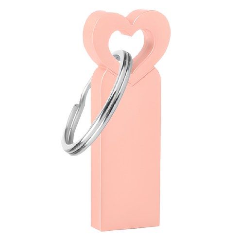 마음을 담아 전하는 빛, 뮤스트 하트 USB 메모리 로즈골드 예쁜usb