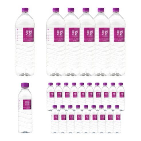 몽베스트 프리미엄 몽베스트 생수 2Lx6병+500mLx20병, 2L, 6개