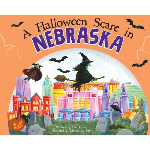 (영문도서) A Halloween Scare in Nebraska Hardcover, Sourcebooks Wonderland, English, 9781728233741