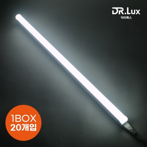 닥터룩스 간접조명 LED T5 10w 600mm, 주광색, 20개