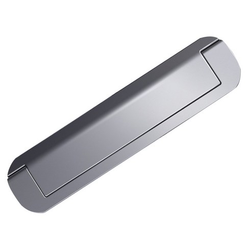 AFBEST 접이식 노트북 스탠드 Macbook Air 용 알루미늄 지원 휴대용 브래킷 액세서리, 회색