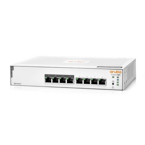 HPE ARUBA 1830-8G JL811A 스위치 8포트 1000Mbps PoE 65W