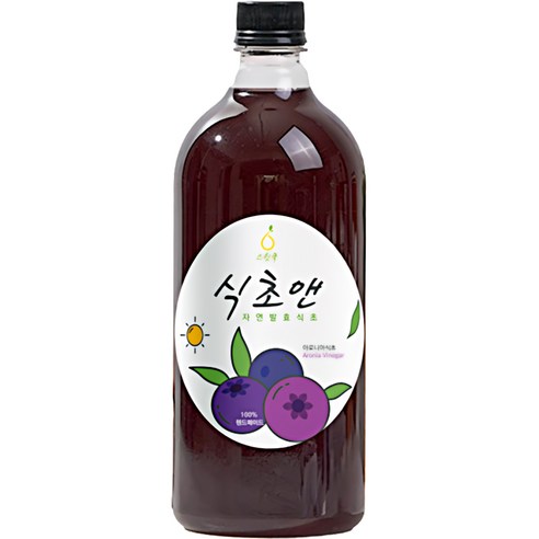스윗쿡 식초앤 천연 자연 발효 아로니아식초 수제100%