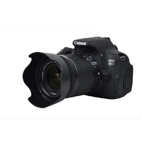 캐논 550D 600D 650D 760D 1500D SLR 카메라 액세서리 후드 + UV 렌즈 캡, 600D 18-135 렌즈 키트, 기본 Best Top5