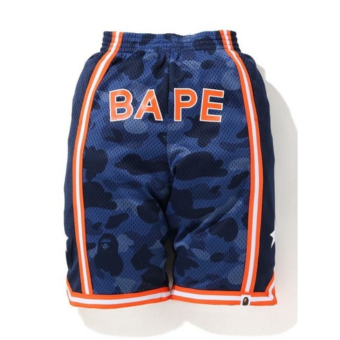 일본 직배송 정품 베이프 COLOR CAMO BASKETBALL SHORTS JR