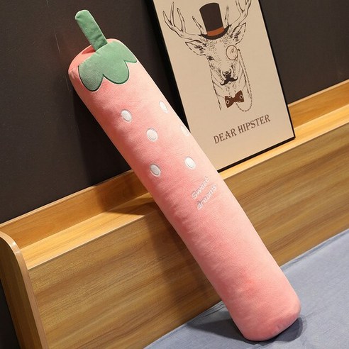 만화 긴 수면 지원 베개 임신 몸 목 베개 베개 침대 베개 목 베개 쿠션 건강 관리, 90cm, Pink