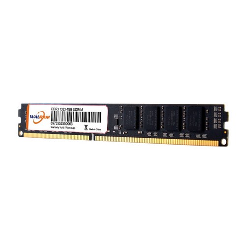 Walram 메모리 모듈 메모리 카드 DDR3 4GB 1333MHz PC3-10600 240-PIN은 데스크톱 컴퓨터 메모리에 적합합니다., 검정, 하나