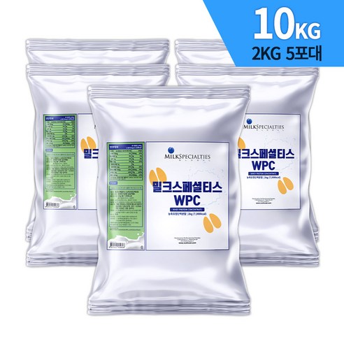 밀크스페셜티 미국 포대유청단백질 WPC 80 2kg 단백질보충제, 2개